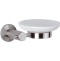 Remer Minimal Мыльница настенная с держателем керамика MI10INOXCR - 0