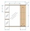 Зеркало-шкаф Stella Polar Кармела 75 R с подсветкой светлое дерево SP-00000182 - 5