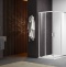 AQ ARI KV 09020CH Душевой уголок квадратный, двери раздвижные 900x900x2000 профиль хром, стекло прозрачное - 2