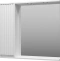 Зеркало Brevita Balaton 90 L, белое  BAL-04090-01-Л - 1