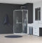 Душевой уголок RGW Hotel HO-084-W 100x100 профиль белый стекло прозрачное 350608400-15 - 1