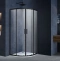 Душевой уголок Vincea Alpha 90x90 профиль черный стекло прозрачное VSQ-3AL900CLB - 1
