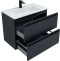 Тумба с раковиной Allen Brau Eclipse 80 черный матовый 1.E1002.AM - 6