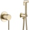 Гигиенический душ со смесителем Abber Emotion золото матовое AF8825G - 0