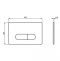 Кнопка смыва Ideal Standard Prosys Oleas P1 хром  R0116AA - 2