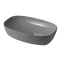 Раковина накладная Abber Rechteck 60.5х39 серый матовый AC2206MG - 0
