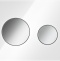 Кнопка смыва TECE Loop 9240660 белое стекло, кнопка хром - 0