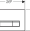 Кнопка смыва Geberit Sigma 40 115.600.SI.1 с системой удаления запахов - 2