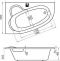 Акриловая ванна Ravak Asymmetric 160 L C461000000 - 1
