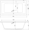 Акриловая ванна Cezares Plane 180х80  PLANE-180-80-49-W37 - 2