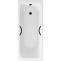 Чугунная ванна Delice Biove 170x75 DLR220509RB-AS с черными матовыми ручками с антискользящим покрытием - 0
