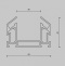 Профиль-держатель Maytoni Accessories for tracks Trinity TRA005MP-312S - 3