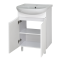 Тумба под раковину Misty Смайл 60 белая глянцевая Э-Сма01060-031Пр - 1