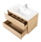 Тумба с раковиной BelBagno Kraft 100 светлое дерево - 4