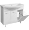 Тумба под раковину Stella Polar Концепт Эльбрус 90 с бельевой корзиной белый SP-00000134 - 3