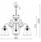 Подвесная люстра Freya Driana FR2405-PL-03-BZ - 5