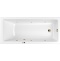 Ванна акриловая WHITECROSS Wave Soft 160x70 с гидромассажем белый - бронза 0101.160070.100.SOFT.BR - 0