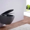 Унитаз подвесной Esbano Azalea с сиденьем микролифт, серый матовый  ESUPAZALGM - 3