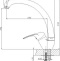 Смеситель Rossinka A A35-25 для кухонной мойки - 1