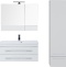 Тумба с раковиной Aquanet Верона 90 подвесная белая - 10