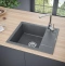 Мойка кухонная Paulmark Optimum 60 графит PM216050-DG - 2