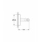 Крючок Grohe   40461001 - 1