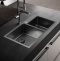 Мойка кухонная Melana S8045HB графит - 1