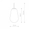 Плафон стеклянный Nowodvorski Cameleon PEAR M TR/G 8533 - 2