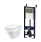 IS3701738 Комплект инсталляция с клав глянц хром с подвесным унитазом Spirit с сид-ем м/лифт - 0