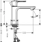 Смеситель для раковины Hansgrohe Rebris S хром 72520000 - 4