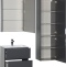 Мебель для ванной Aquanet Алвита 60 серый антрацит - 3