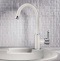 Смеситель для кухонной мойки Blanco Mida белый  524204 - 1