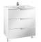 Тумба под раковину 60 см Roca Victoria Nord Ice Edition, белая ZRU9302834 - 0