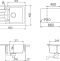 Мойка кухонная Schock Genius 45D Small (D-100S) мокка 700255 - 1