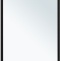 Зеркало Allen Brau Infinity 60х100 с подсветкой черный 1.21019.BL - 0