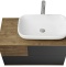 Тумба под раковину Aquaton Терра 105 светлое дерево-серый 1A246901TEKA0 - 2