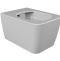 Чаша для подвесного унитаза Boheme Zen белая глянцевая без сиденья 967-W - 0