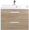 Тумба с раковиной Belbagno Aurora 60 светлое дерево - 0