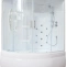 Душевой бокс Royal Bath ALP 150х100 R профиль белый стекло прозрачное с гидромассажем  RB150ALP-T-R - 0