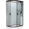 Душевая кабина Frank 110х80 правая черная стекло матовое 20057 - 0