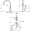 Смеситель Jacob Delafon Malleco E77748-CP для кухонной мойки - 1