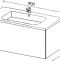 Комплект мебели Sanvit Авеню-1 90 белый глянец - 4