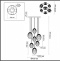 Подвесная люстра Odeon Light Mussels 5038/7 - 3