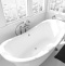 Ванна из искусственного камня Фэма Габриэлла 2 белая, белые ножки ГАБРИЭЛЛА-BI - 4