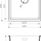 Мойка кухонная Omoikiri Kata 44-U-PA пастила 4993400 - 1