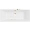 Акриловая ванна Excellent Pryzmat Slim 180x80 белая золото с гидромассажем WAEX.PRY18S.SOFT.GL - 0