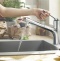 Смеситель для кухни Hansgrohe Zesis M33 с выдвижным изливом хром 74800000 - 1