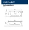 Ванна акриловая Excellent Oceana Slim Line 180х80 с гидромассажем белый - хром WAEX.OCE18S.LINE.CR - 7