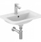E027901 CONNECT AIR Vanity умывальник 84 см, для монтажа соло с дизайн-сифоном или с подстольем CONNECT AIR; отверстие под смес, с отверстием перелива - 0
