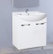 Тумба с раковиной Bellezza Альфа 55 белая - 0